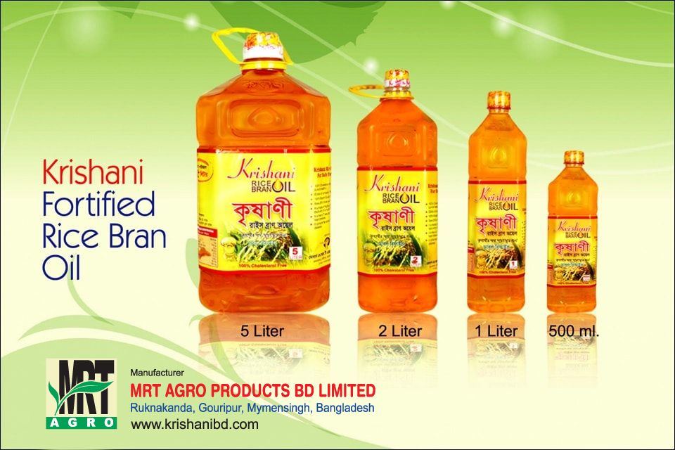 Krishani Rice Bran Oil product range